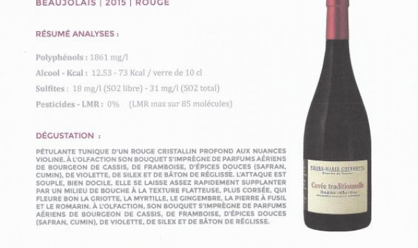 0% of pesticide on the Cuvée Traditionnelle